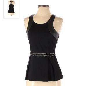 Madison Marcus XS Black Sleeveless Blouse